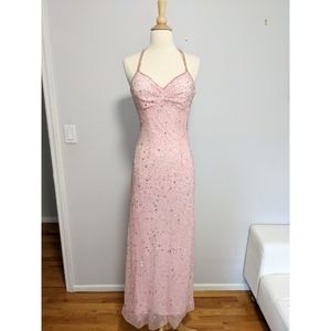 Pink Embellished Gown